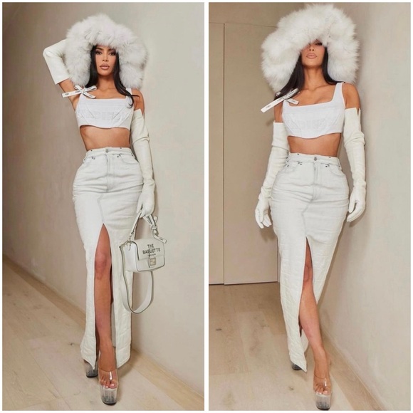 FENDI by Marc Jacobs Slit Maxi Skirt